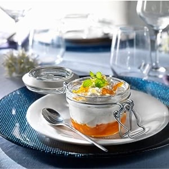 Bormioli Rocco Fido Quality Italian Glass Bottle Clear Canning Jar 25 1/4oz NEW - Picture 4 of 9